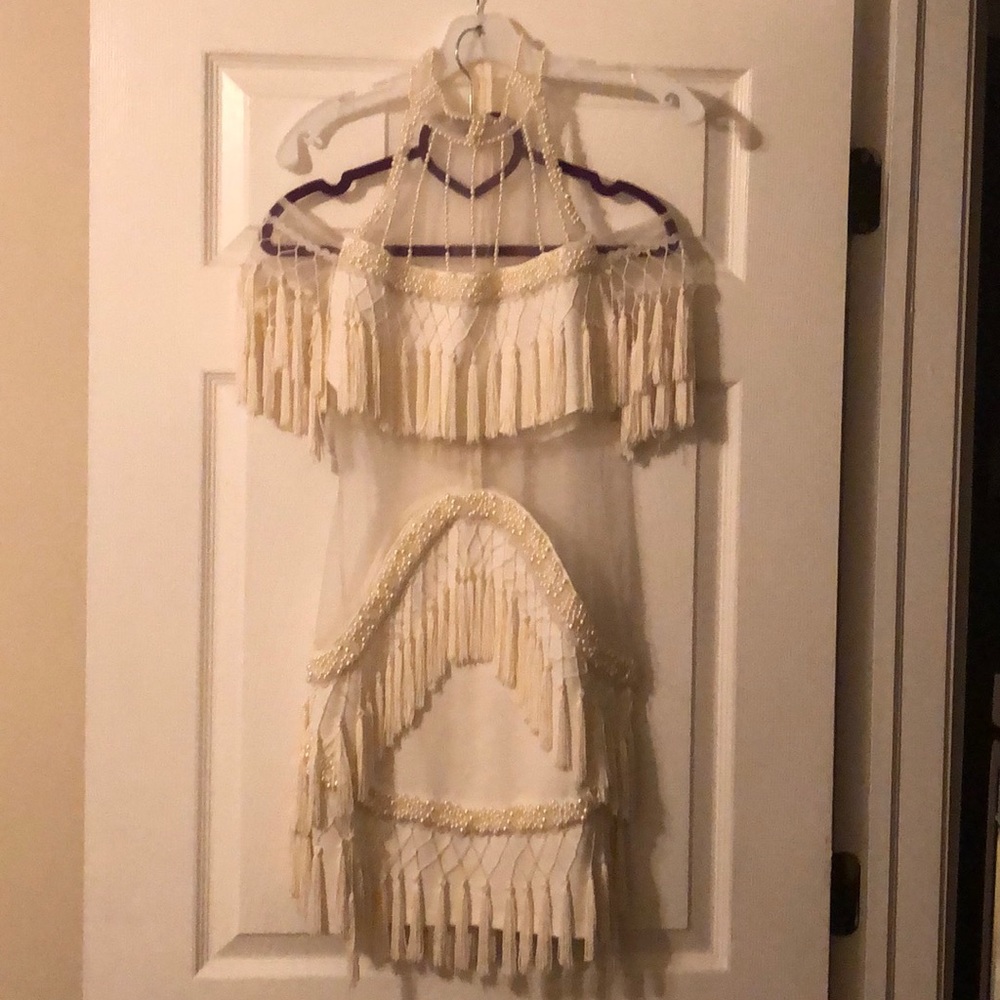 All white dress